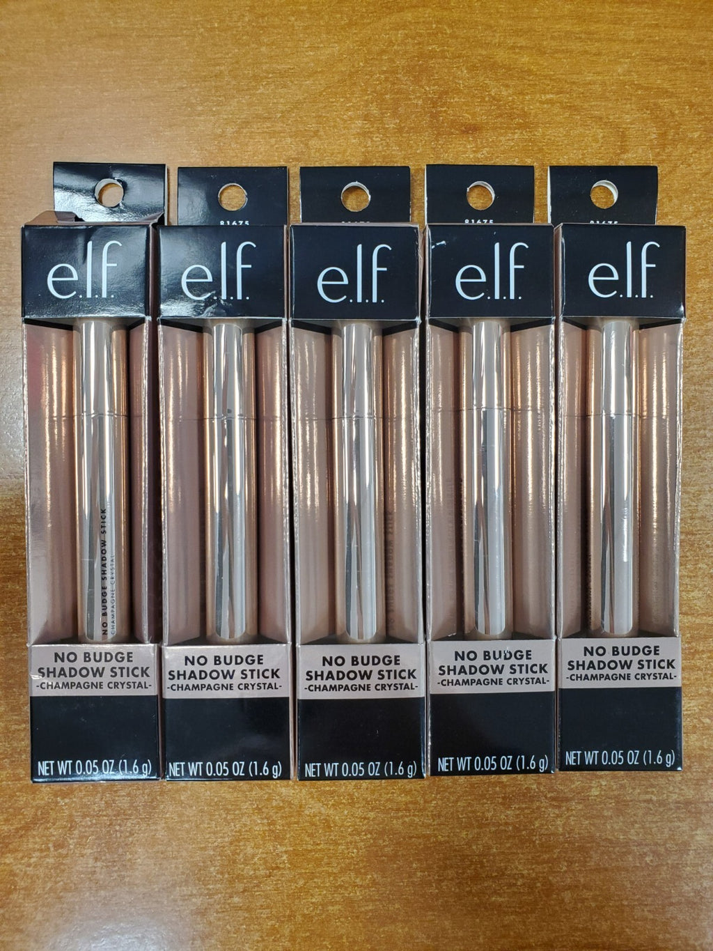 e.l.f. Metallic Eyeshadow Stick 5-Pack Champagne Crystal Long-Wear Makeup