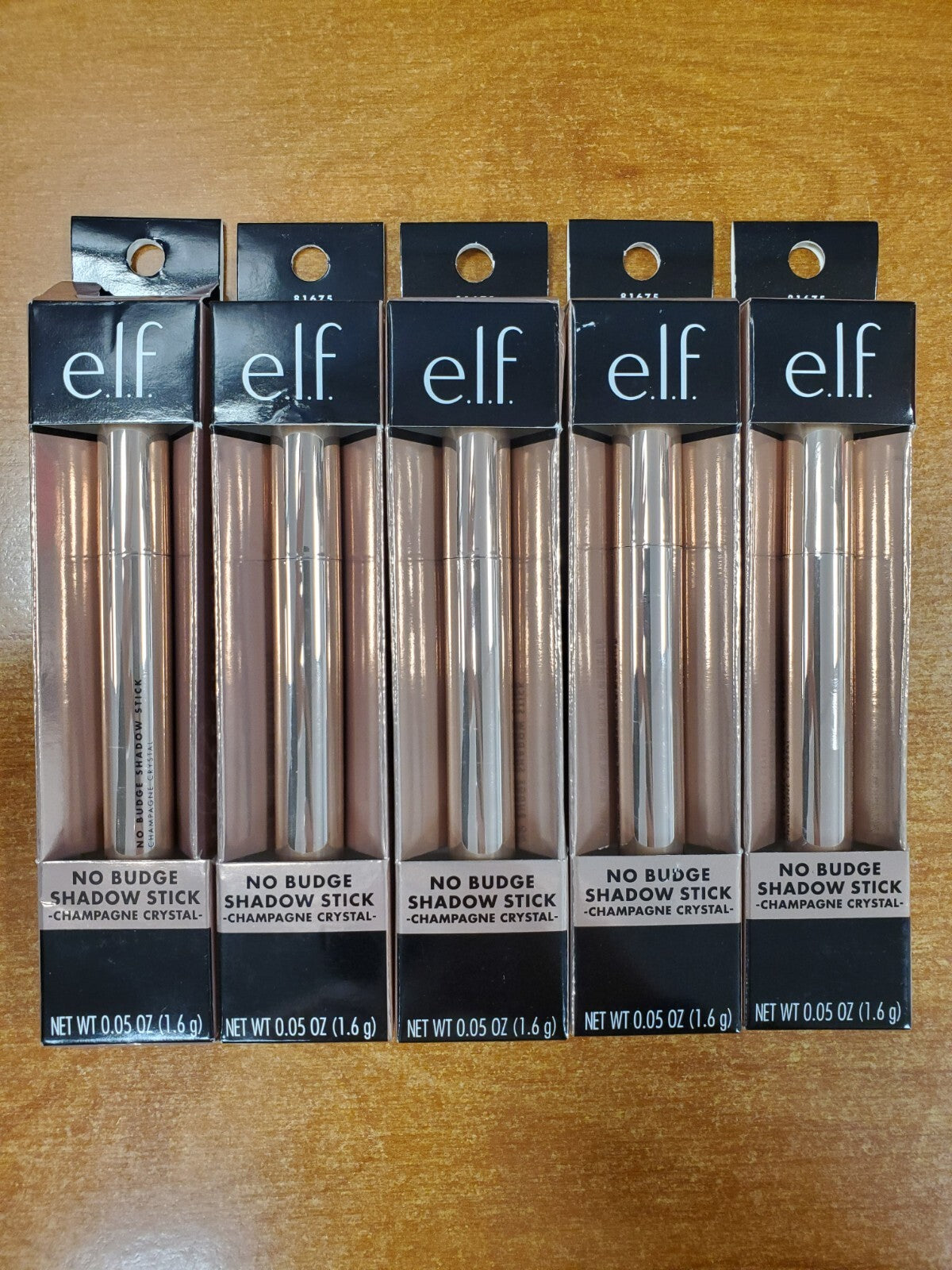 e.l.f. Metallic Eyeshadow Stick 5-Pack Champagne Crystal Long-Wear Makeup