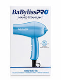 Travel Hair Dryer 1000W Dual Voltage Nano Titanium Compact Styling Tool