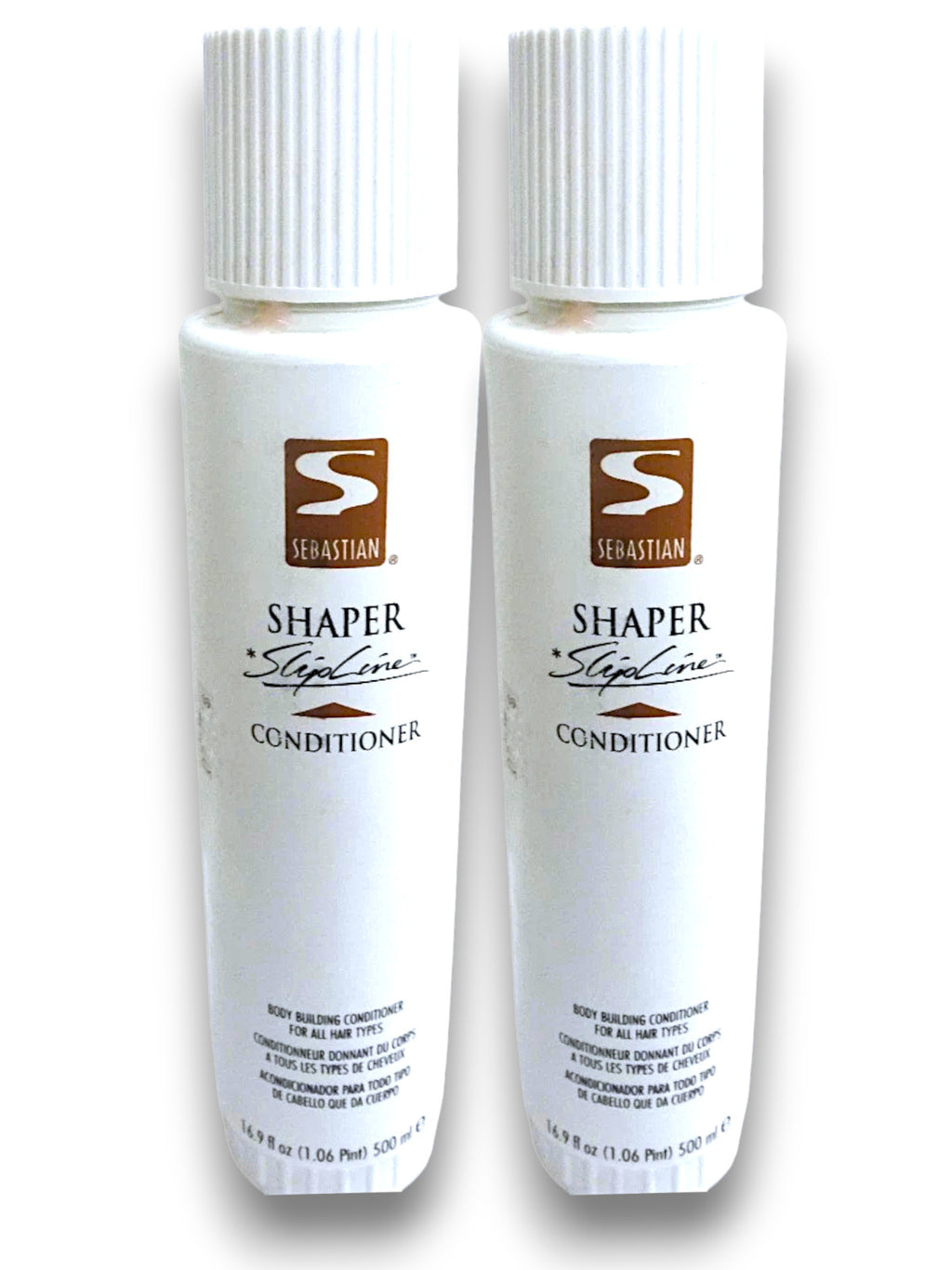 Sebastian Shaper SlipLine Conditioner 16.9 oz - Body Building Hair Conditioner, Lot of 2