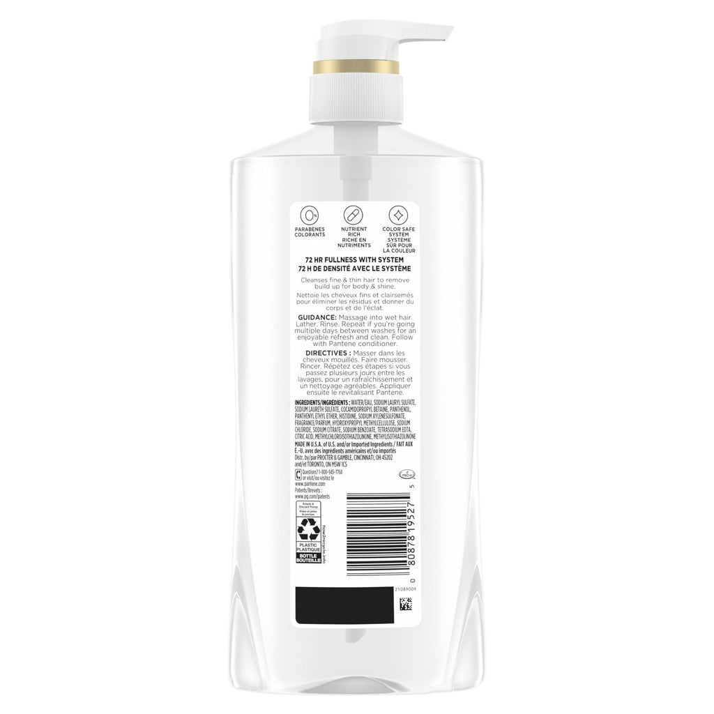 Volumizing Shampoo for Fine Hair - Sheer Volume by Pantene 55oz
