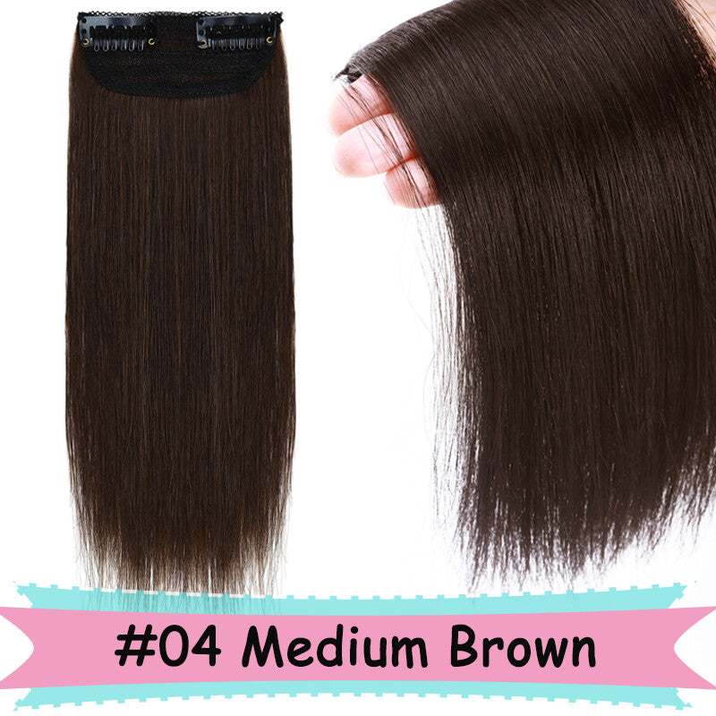 V Shape Clip-In Human Hair Extensions Full Head - Blonde, Remy Virgin