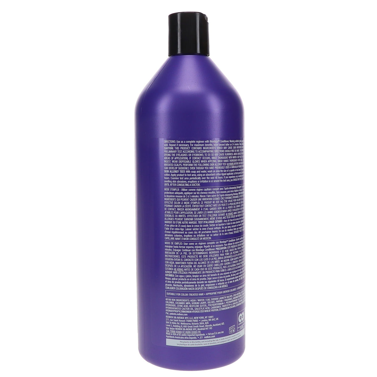 Redken Blondage Purple Shampoo 33.8 oz for Blonde Hair Color Care