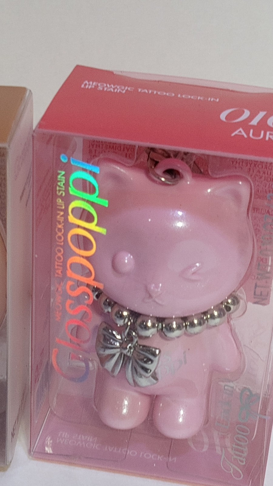 Glosspoppi Purrfect Cover Matte Cushion N08 Brownie + Meowgic Lip Stain 010 Aura Set