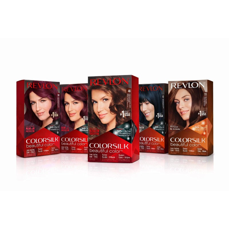 12 Pack Revlon ColorSilk Hair Color Soft Brown Permanent #33 - Gray Coverage