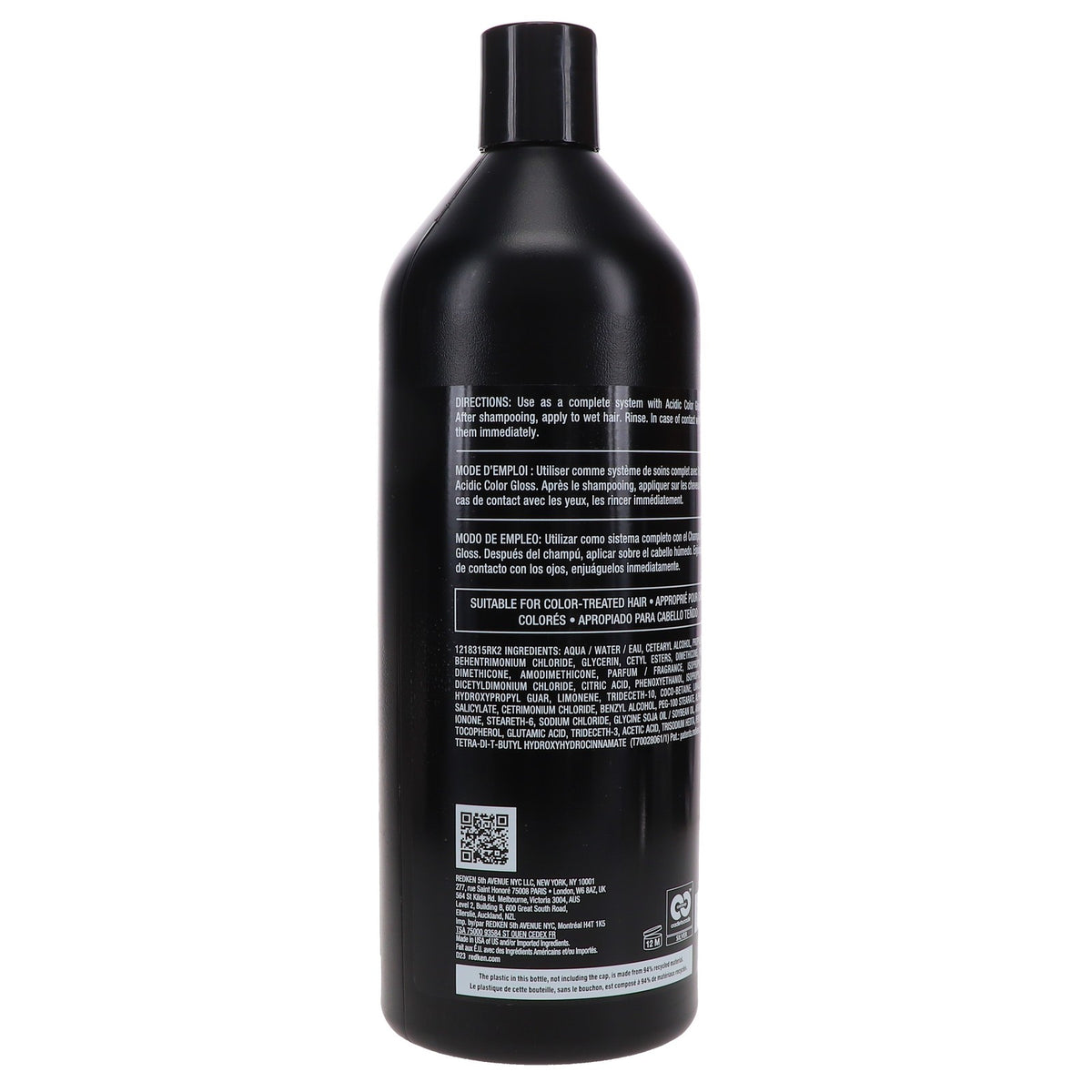 Redken Acidic Color Gloss Conditioner 33.8 oz for Color-Treated Hair - Sulfate-Free Shine