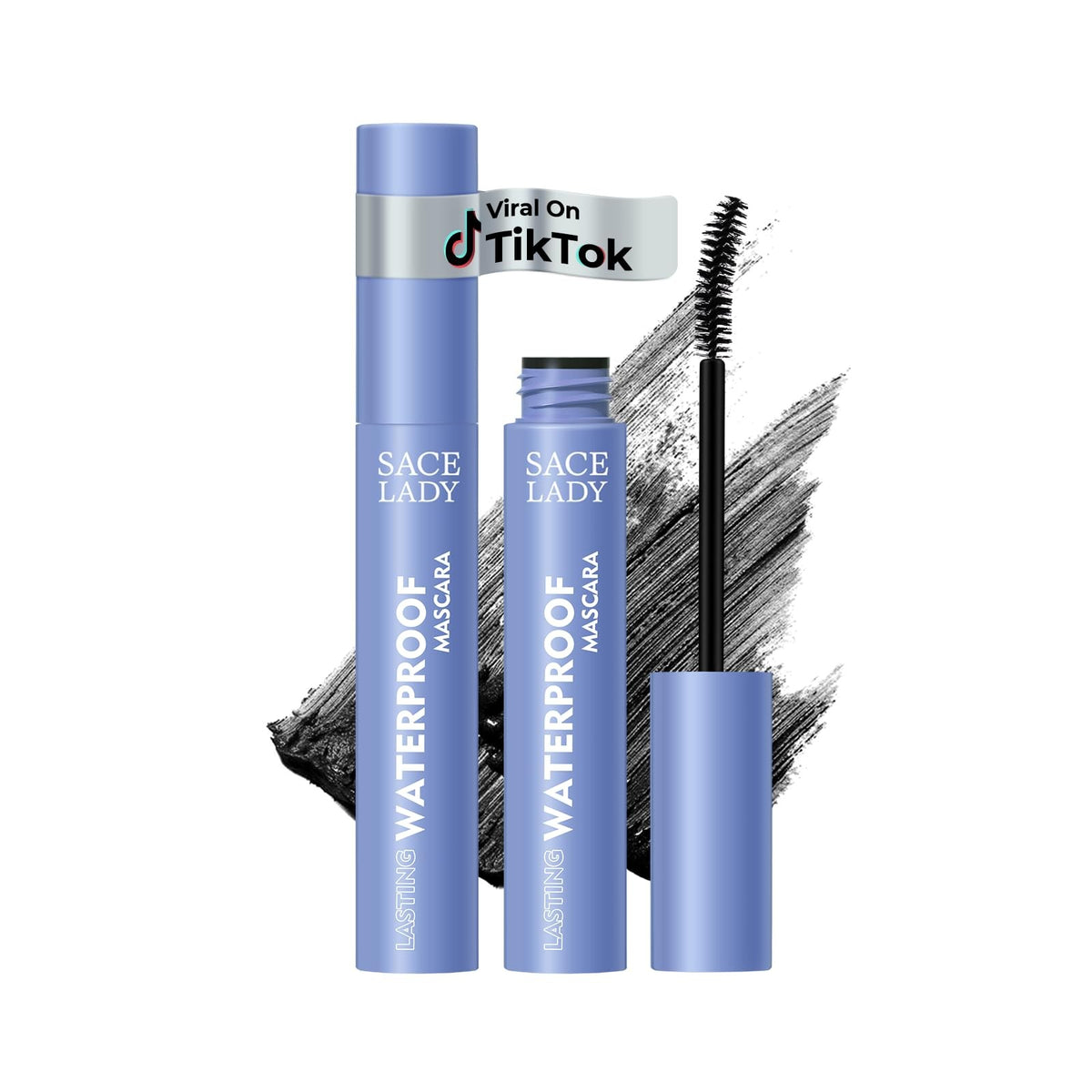 Waterproof Black Mascara - Volumizing & Long-Lasting Eyelash Makeup