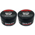 Matte Hair Clay 2.5oz - Pack of 2 Texturizing Hair Styling Paste