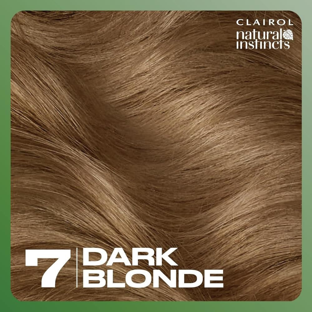 Natural Instincts Demi-Permanent Hair Color Kit - 7 Dark Blonde, Pack of 3
