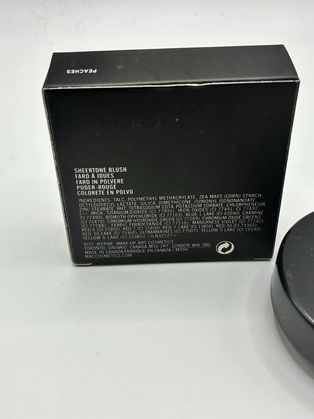 MAC Sheertone Blush Peaches 6g Natural Matte Finish Makeup