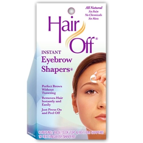 Instant Eyebrow Shapers 4 Pack - Hair Off 18 Sets per Pack