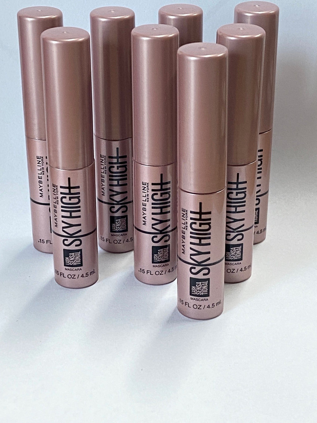 Maybelline Skyhigh Lash Sensational Mascara Travel Size Black 0.15oz - Pack of 7