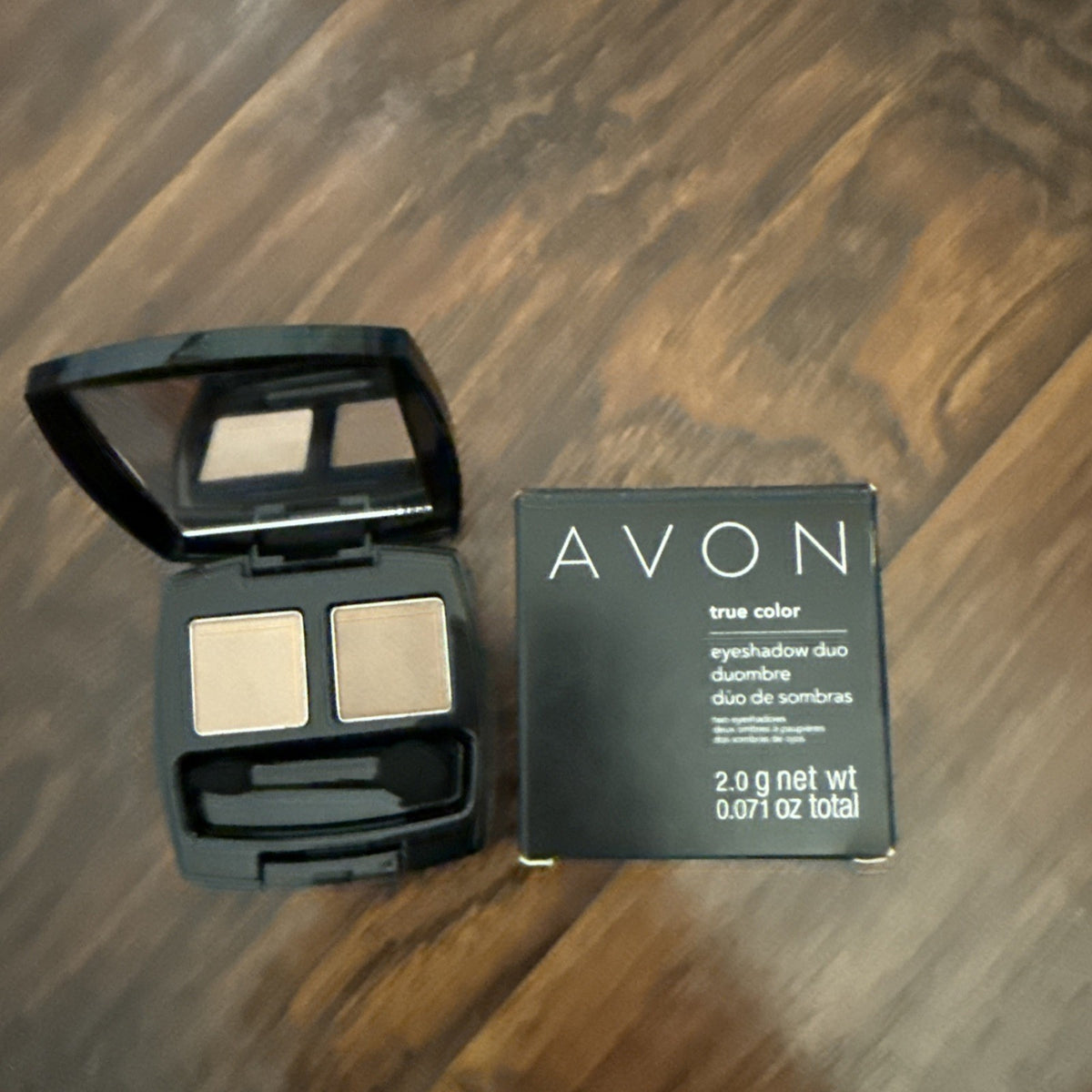 Eyeshadow Duo Warm Cashmere - Avon True Color Makeup Palette with Shimmer
