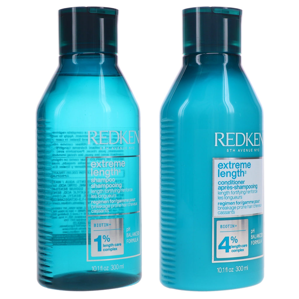 Redken Extreme Length Shampoo & Conditioner Set 10.1 oz - Hair Growth Care
