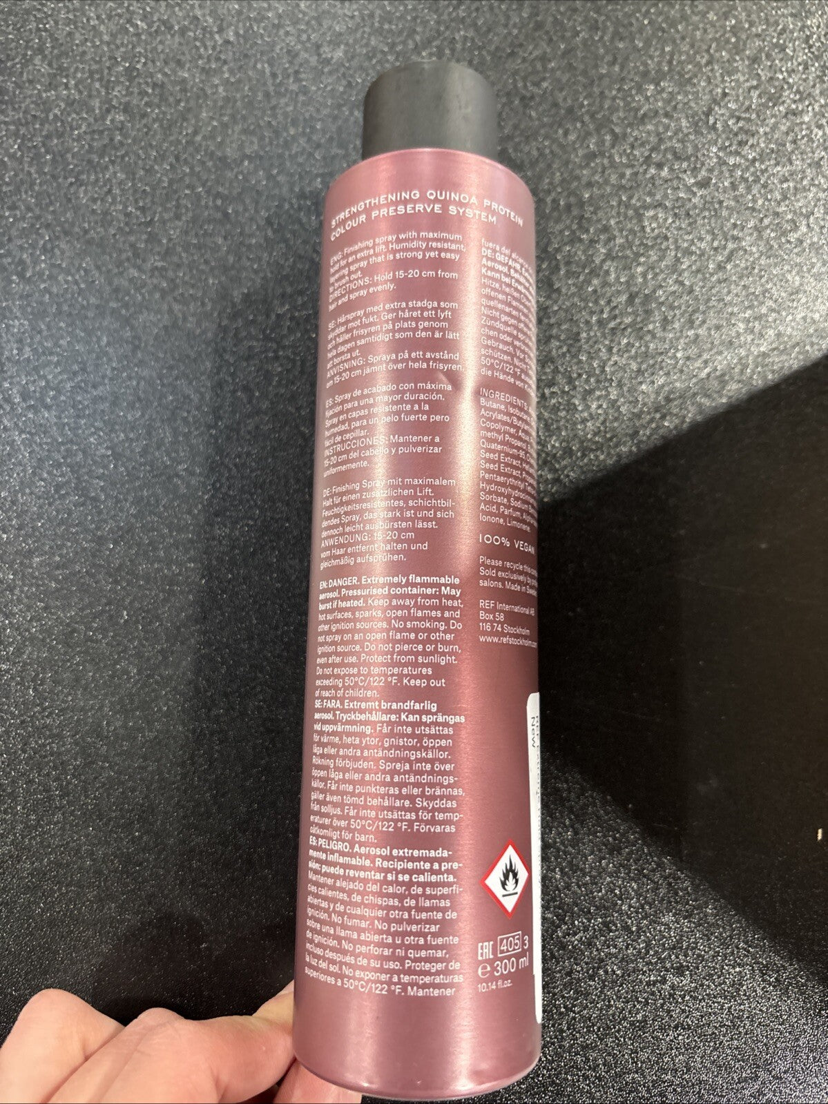REF Extreme Hold Hair Spray No525 10.14 Fl Oz - Strong Styling Finish