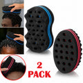 2 Black Curl Definition Sponges for Afro Hair - Texturizing & Styling