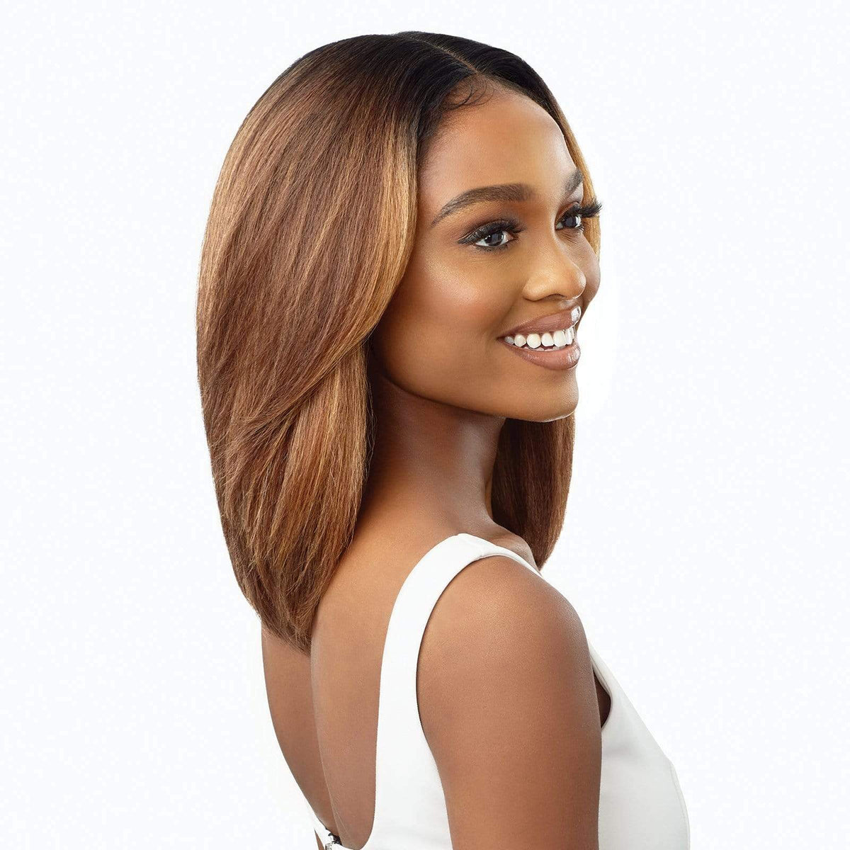Synthetic HD Lace Front Wig - Pre-Plucked, Heat-Resistant Fiber, Multiple Colors