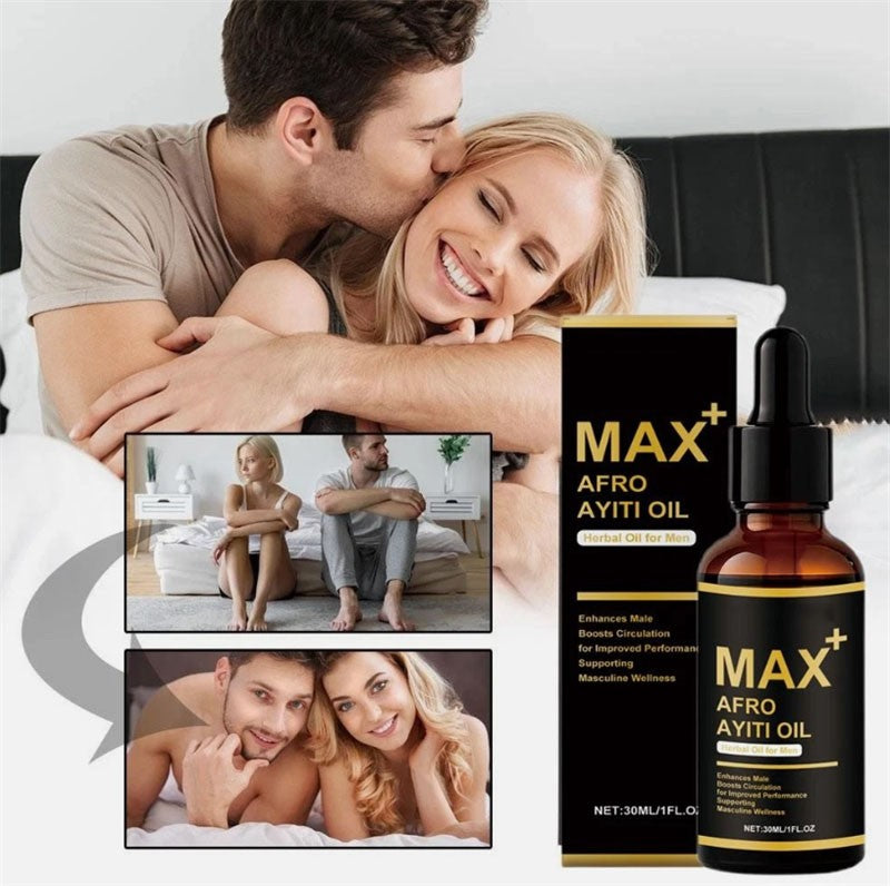 Herbal Massage Oil for Men - Circulation & Relaxation, 30ml