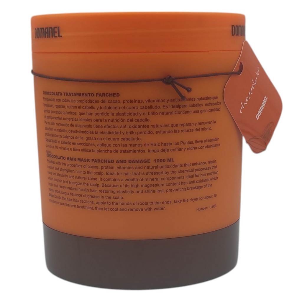 Deep Repair Chocolate Hair Mask for Dry Damaged Hair 1000ml
