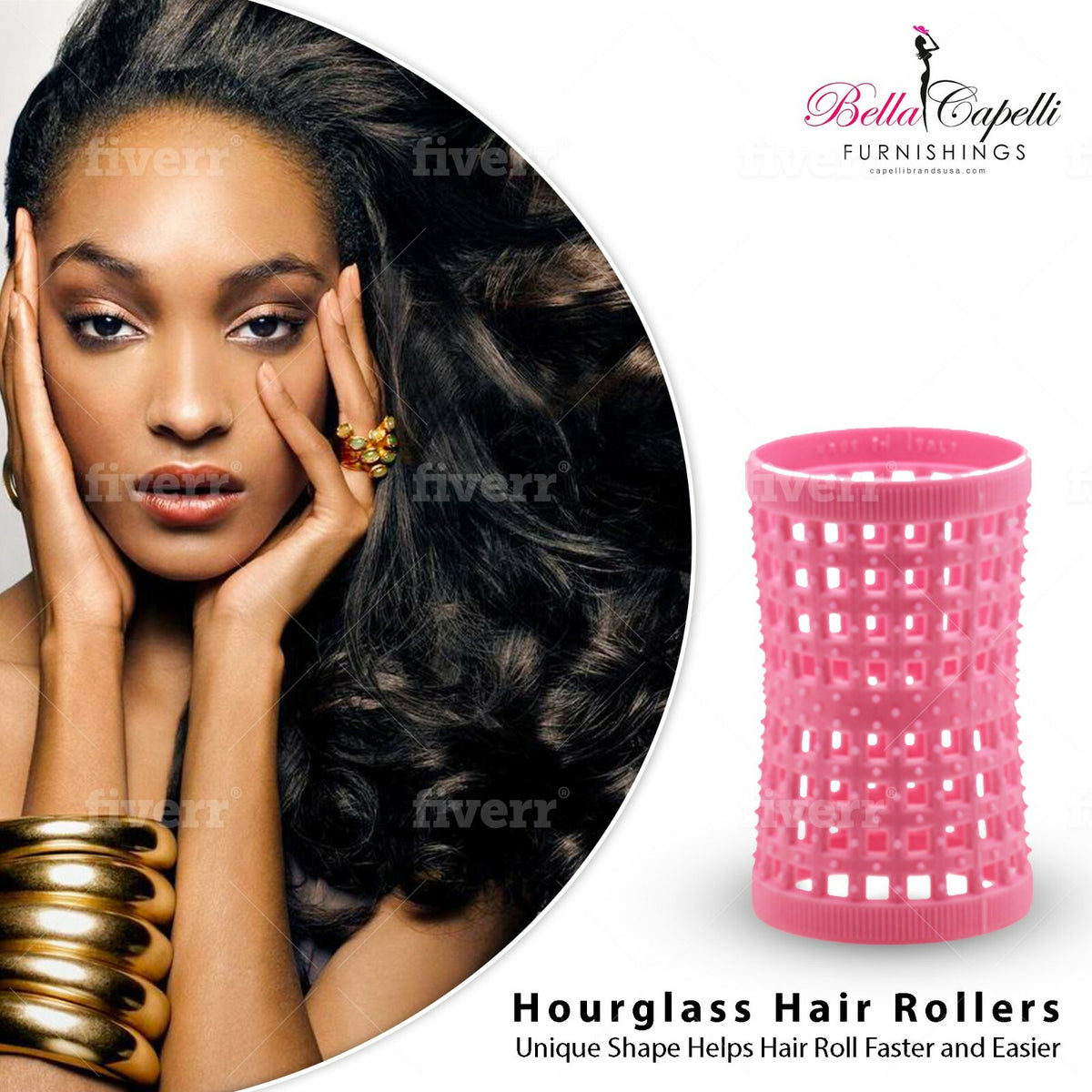 Natural Hair Pins Pack of 25 - 4.5 Inch Metal Hourglass Style Hair Clips