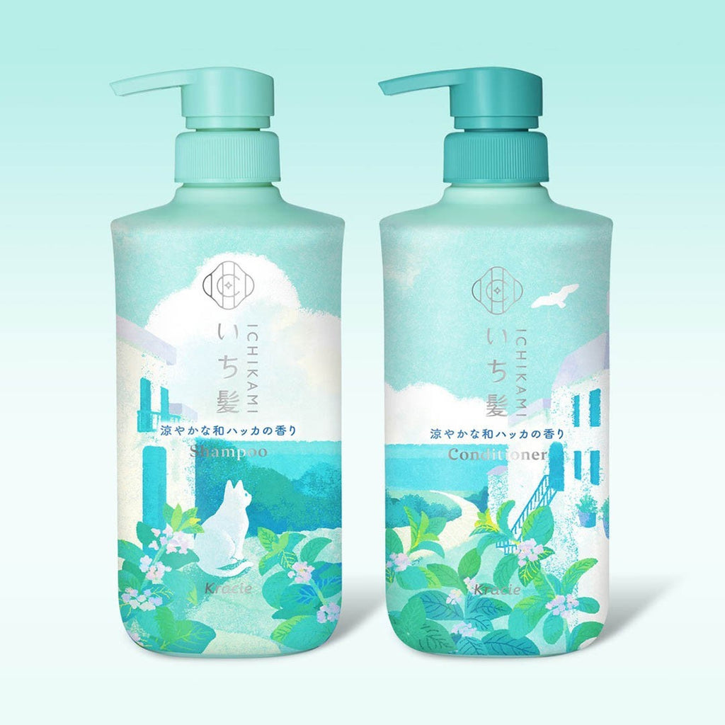 Mint Hair Care Shampoo & Conditioner Set - Refreshing Japanese Fragrance