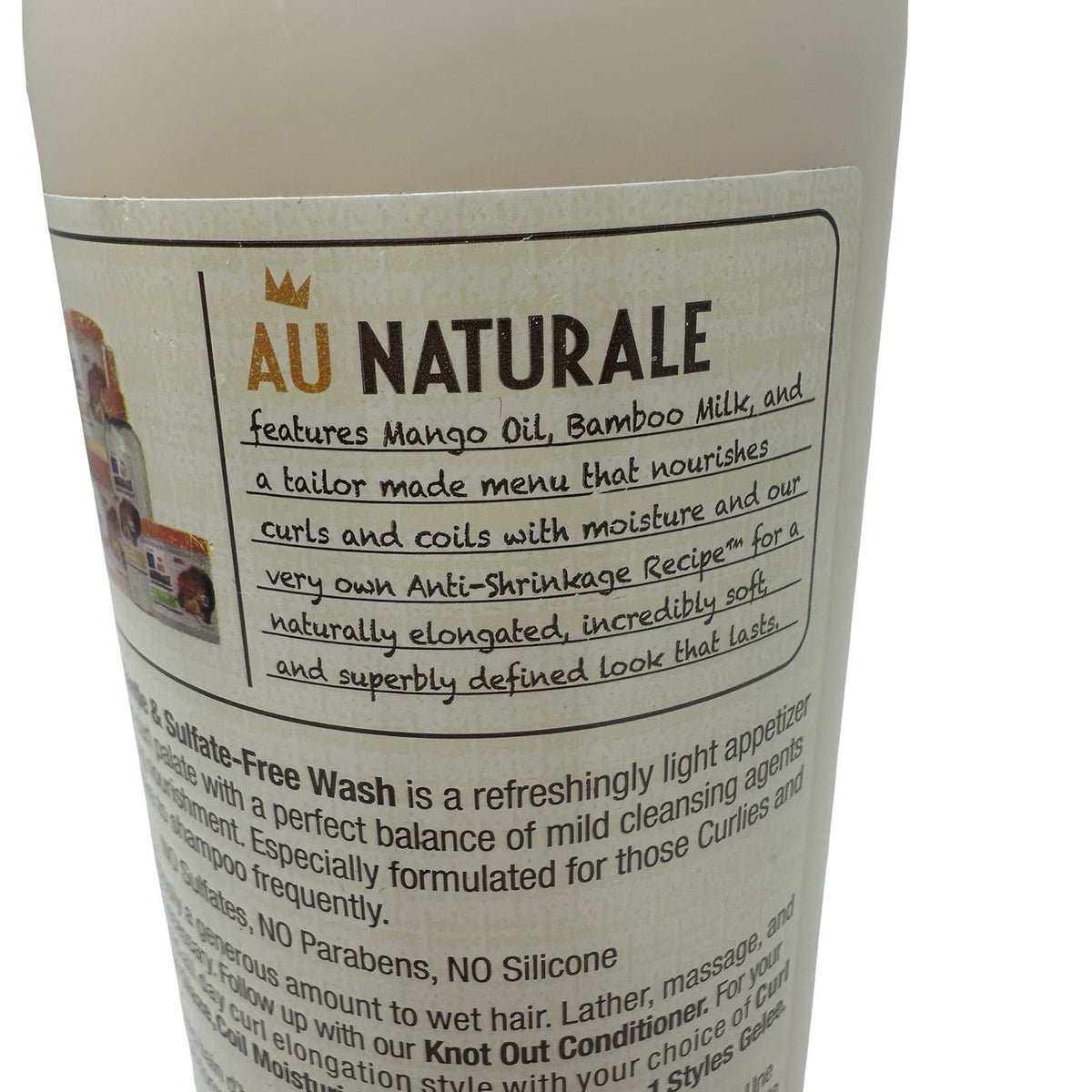 Anti-Shrinkage Curl Shampoo for Natural Hair - Sulfate-Free, 13.5 oz, Pack of 3