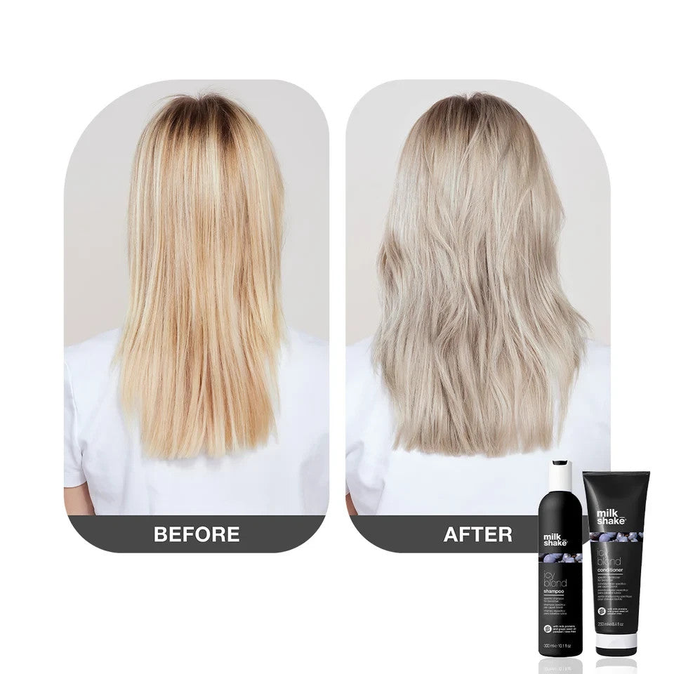 Blonde Hair Toning Shampoo & Conditioner Set with Milk Proteins - 2 Pack