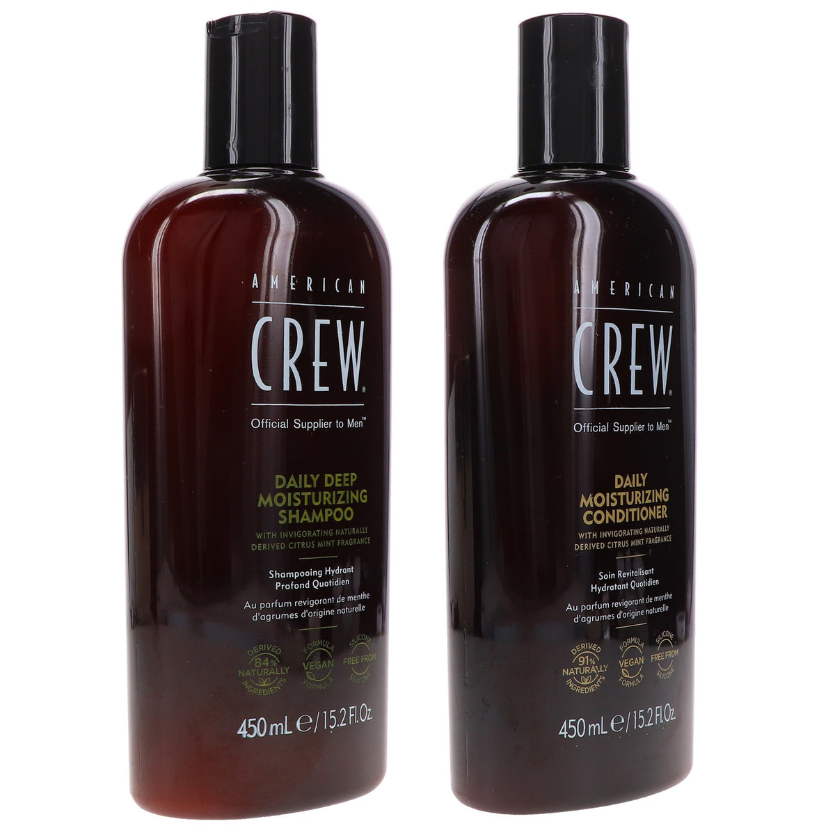 Men's Daily Moisturizing Shampoo & Conditioner Set 15.2 oz Each