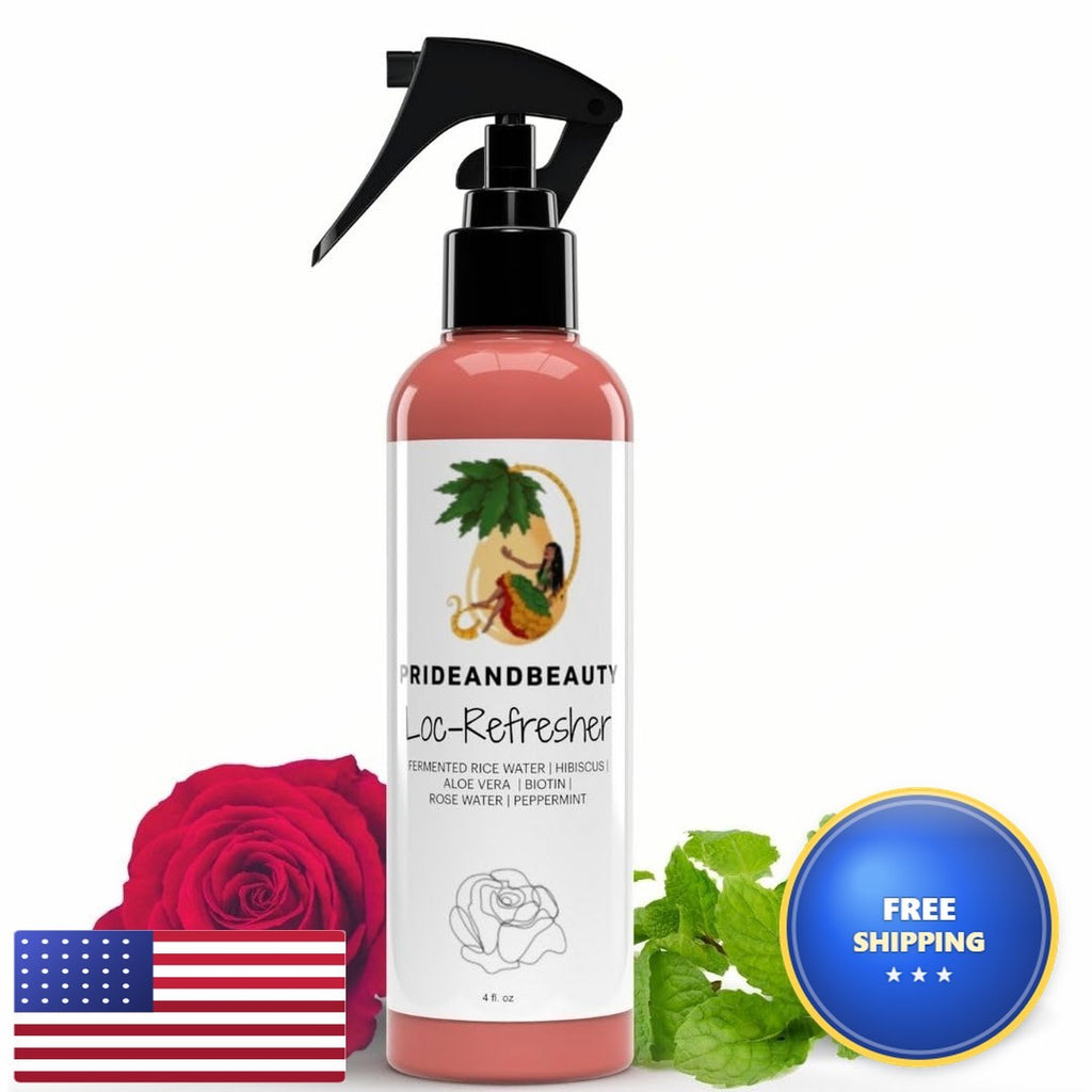 Rose Water Peppermint Itch Spray for Locs and Dreadlocks - 12oz