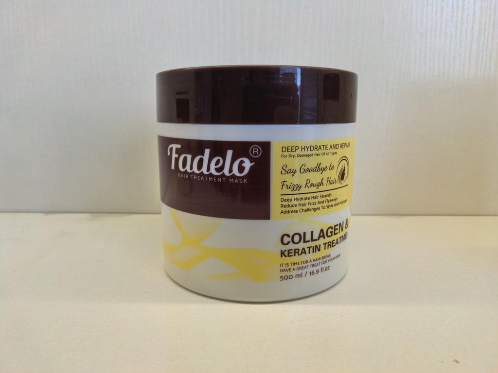 Collagen Hair Mask for Dry Damaged Hair - Salon Size 16.9 oz, Sulfate-Free