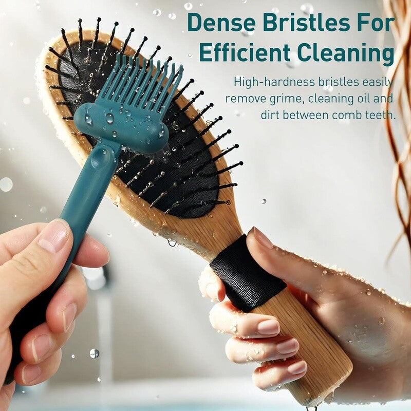 2-in-1 Hairbrush Cleaner Tool for Hair, Keyboard & Home Use