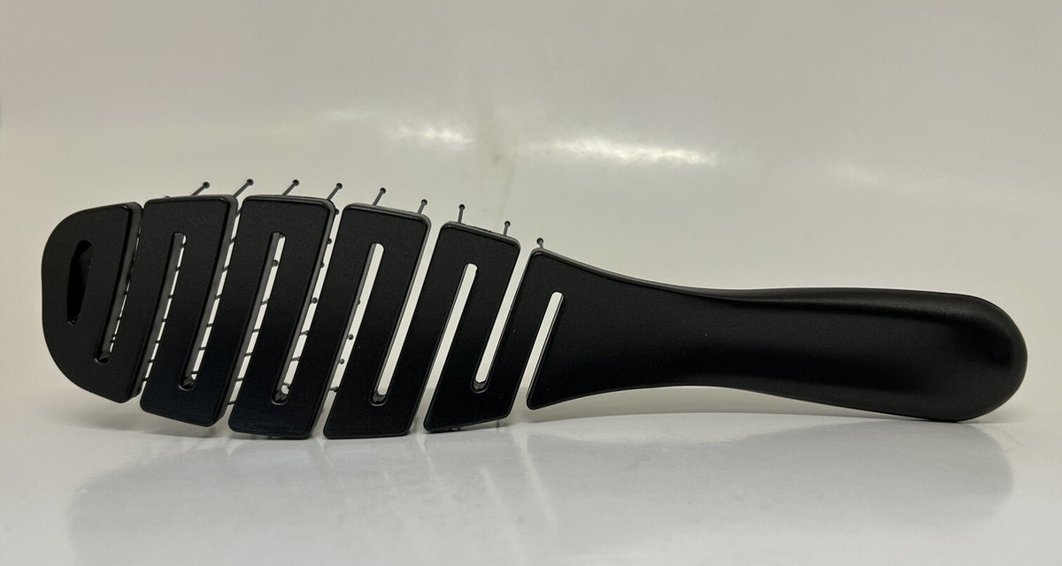 Calista Smoothie Detangle Hair Brush - Flexible Lightweight Black