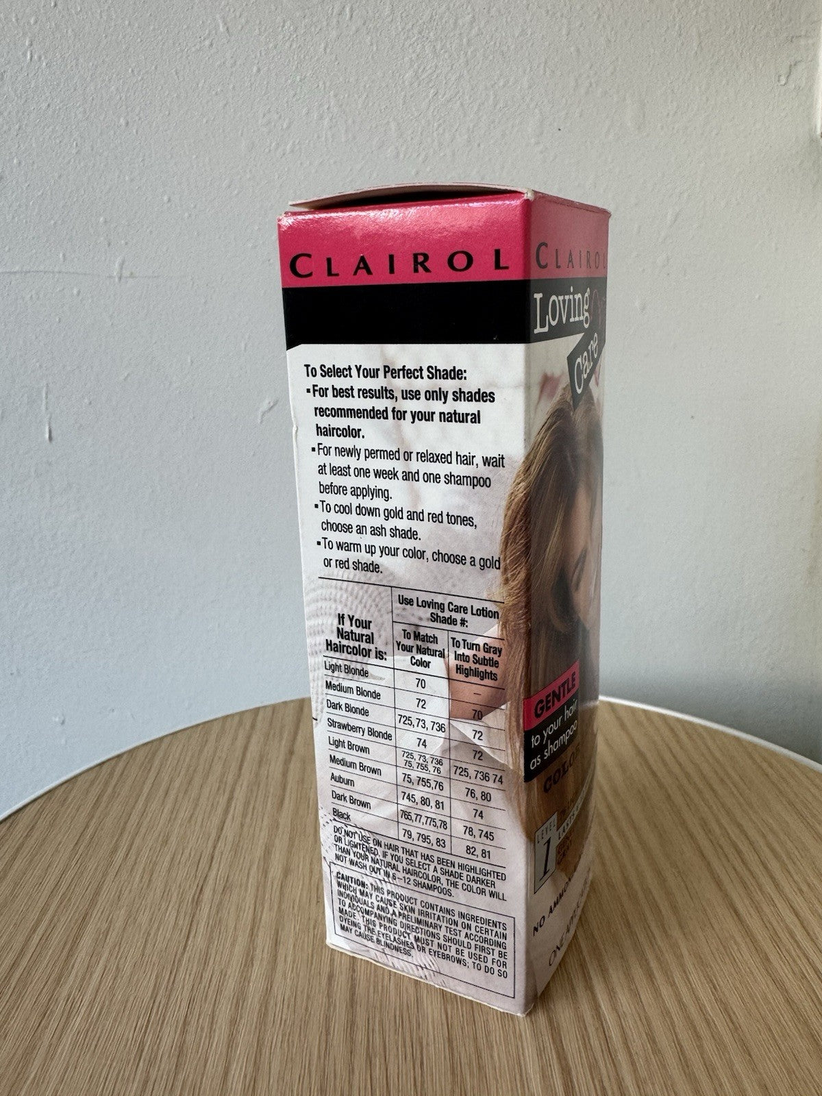 Hair Color Lotion Light Golden Brown 76 - Clairol Loving Care