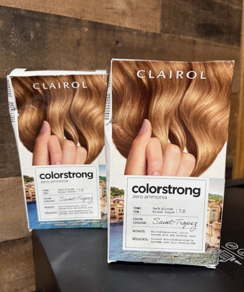 Clairol ColorStrong Zero Ammonia Hair Color 7.0 Dark Blonde - Pack of 2
