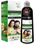 Herbal Hair Dye Shampoo for Black Hair - Nourishing & Gray Covering, 200ml