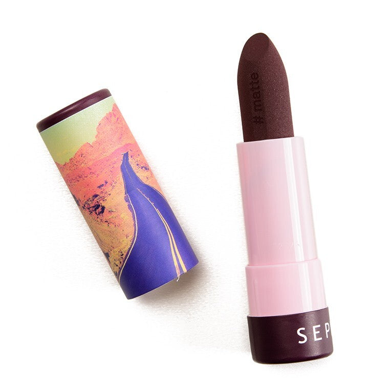 Sephora Wanderlust Lipstick #33 Dark Burgundy Matte - New & Sealed