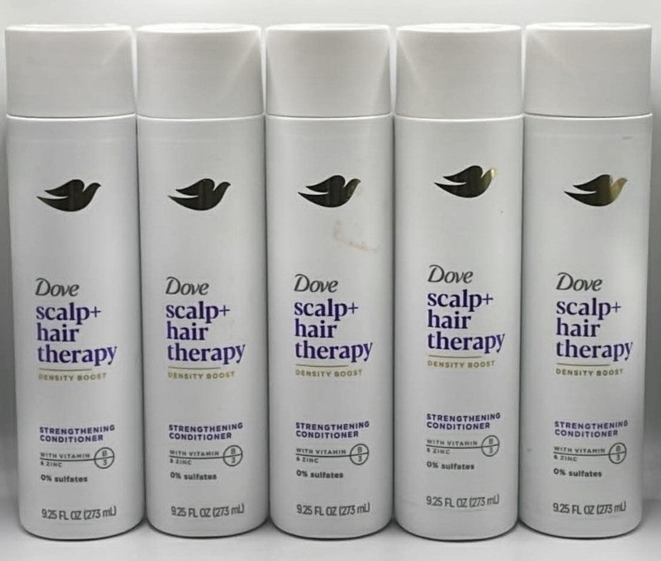 Dove Scalp & Hair Therapy Strengthening Conditioner 5 Pack - 9.25 Fl Oz Each