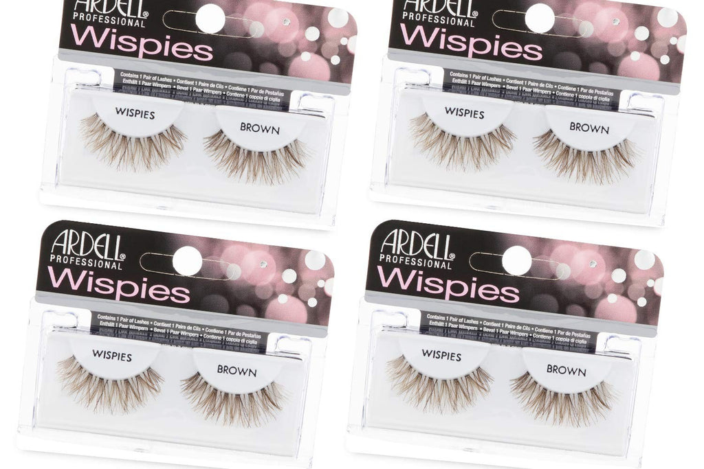 Ardell Wispies Brown False Eyelashes 1 Pcs (Pack of 4)