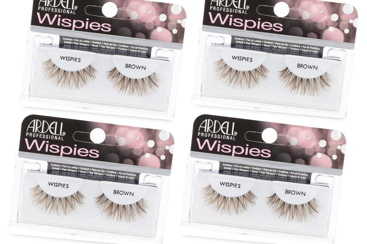 Ardell Wispies Brown False Eyelashes 1 Pcs (Pack of 4)