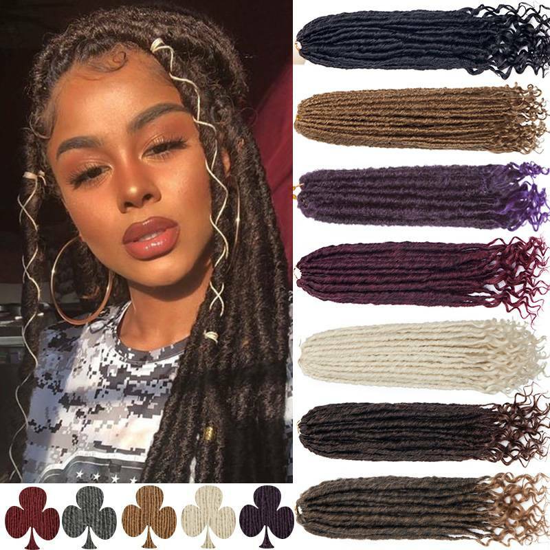 Premium Crochet Locs Faux Braiding Hair Extensions - Soft & Tangle-Free