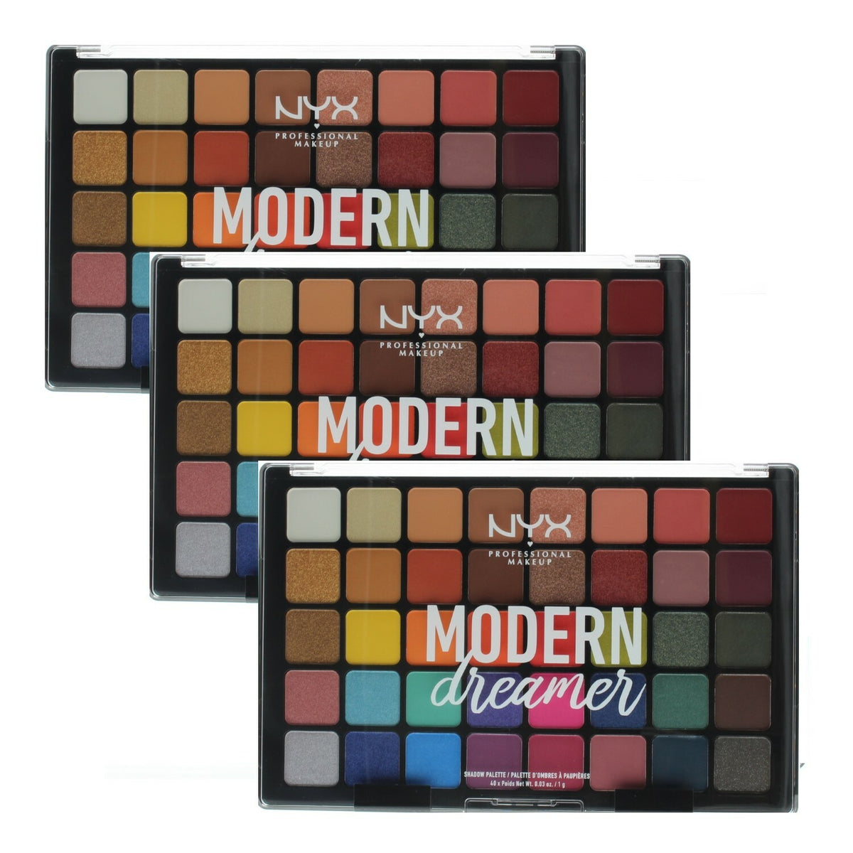 Eyeshadow Palette with 40 Rich Colors - Matte, Satin & Foiled Finishes