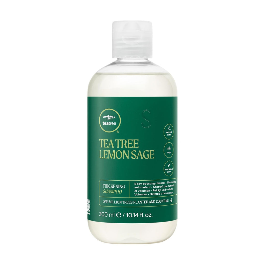 Thickening Shampoo for Fine Hair with Tea Tree and Lemon Sage - Volume & Body