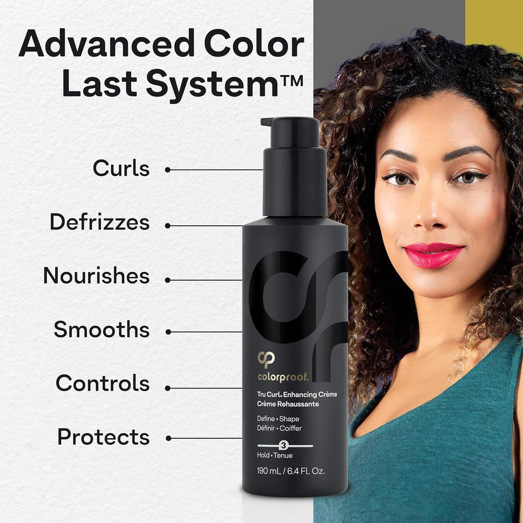 Curl Enhancing Cream for Curly Hair - Anti-Frizz, 6.4 fl oz, Jasmine Peach Scent