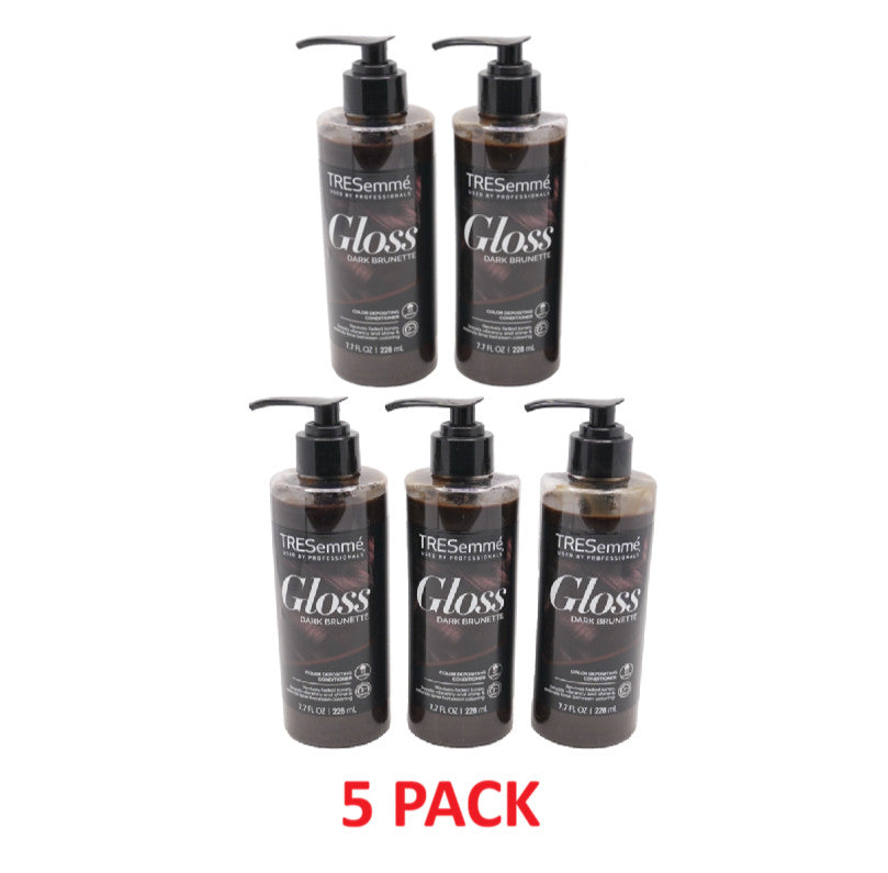 Color-Depositing Conditioner for Dark Brunette Hair - Revives & Boosts Shine, 7.7oz, Pack of 5