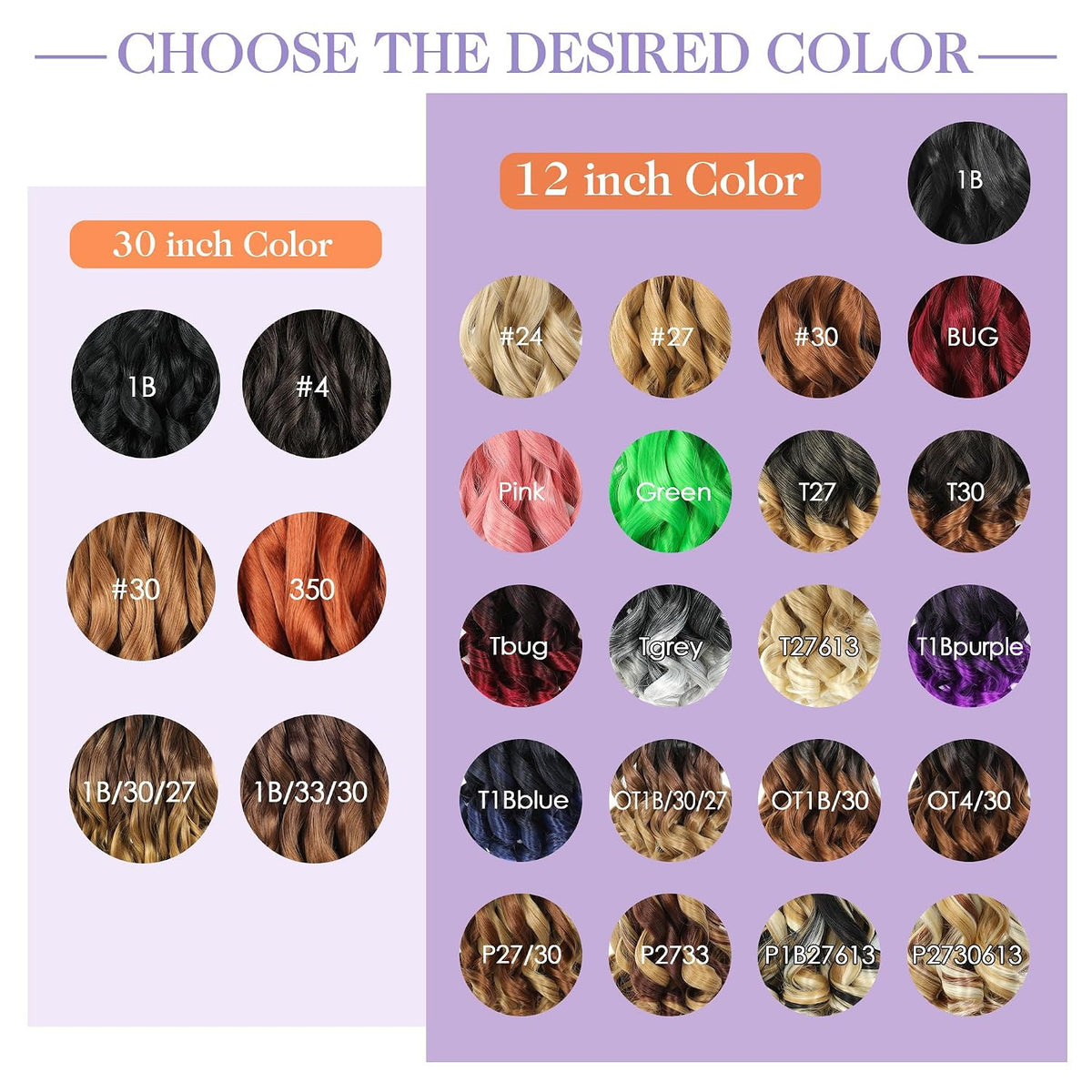 French Curly Braiding Hair 8 Pack 12 Inch Pre-Stretched Natural-Looking Curls