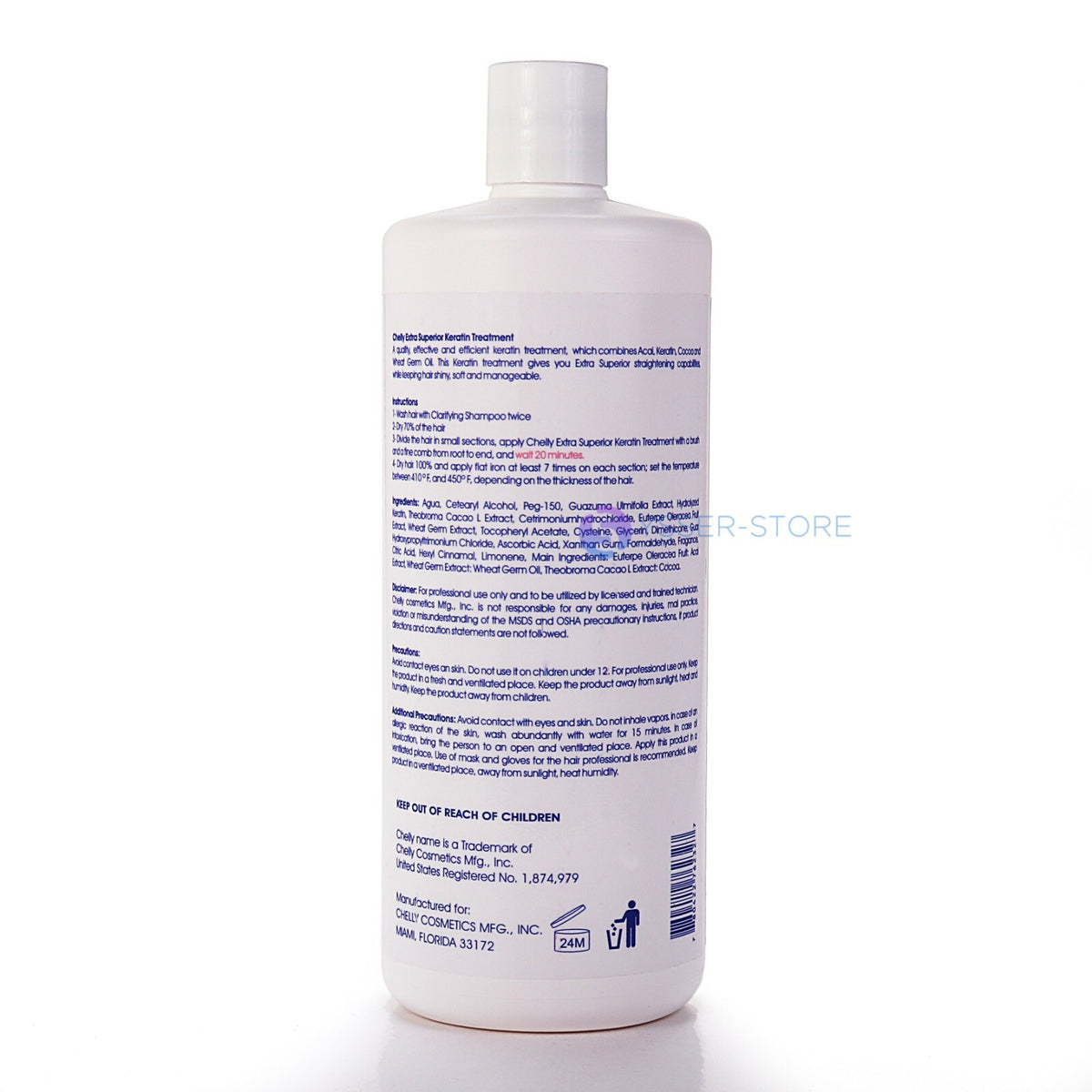 Keratin & Smoothing Hair Treatment & Clarifying Shampoo Combo for Frizz Control