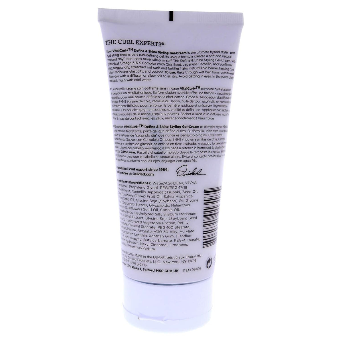 Curl Defining Styling Gel-Cream for Curly Hair 6 oz - Shine & Shine