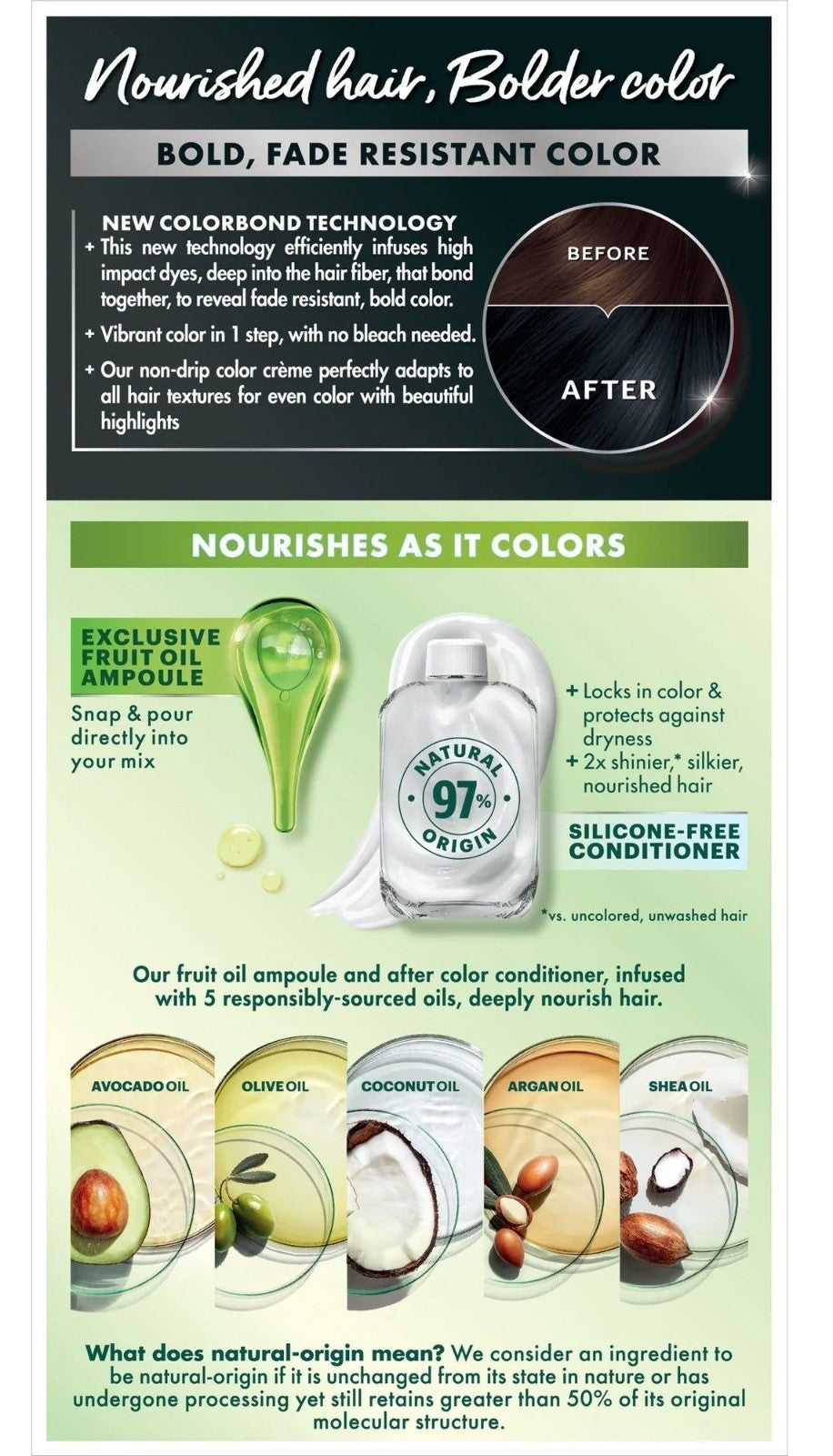 Garnier Nutrisse Ultra Nourishing Hair Color Creme BL11 Jet Blue Black - 2 Boxes