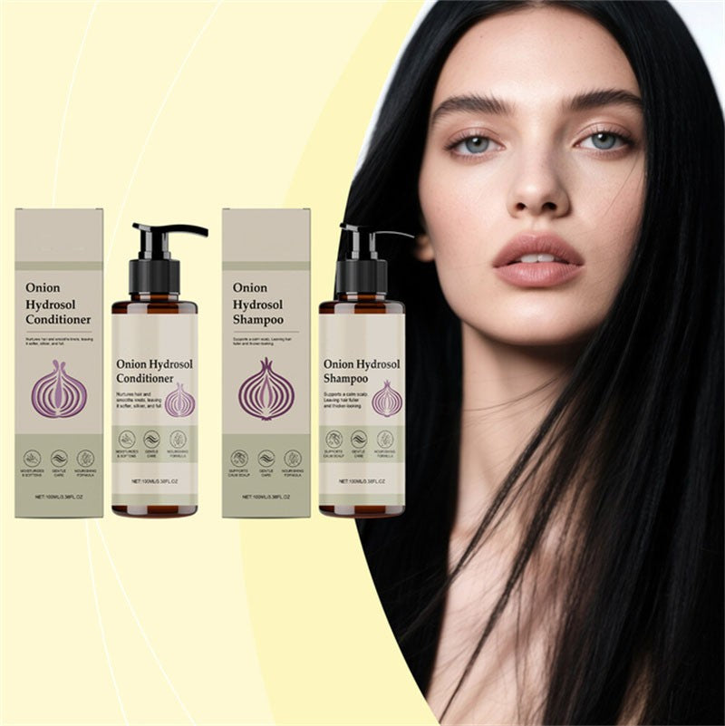 Onion Hydrosol Shampoo & Conditioner Set Natural Hair Care Deep Cleansing