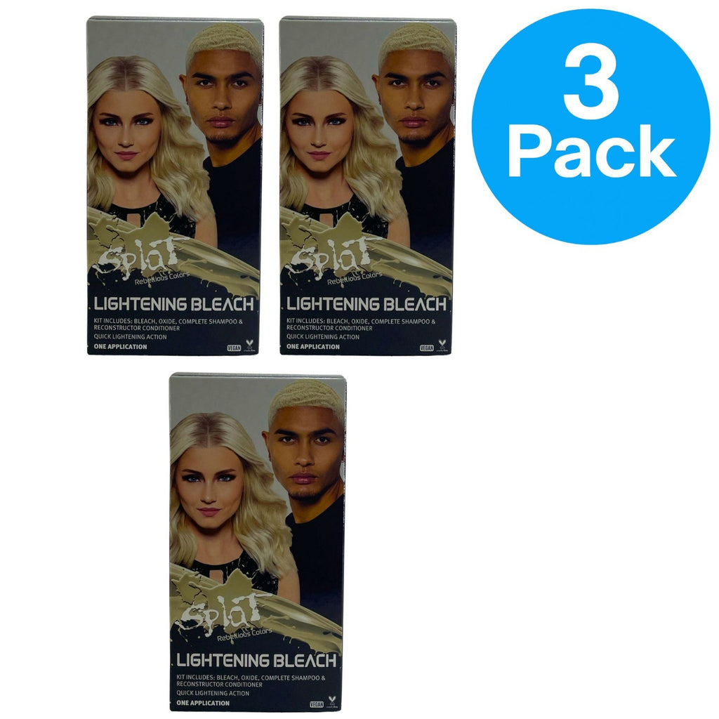 Lightening Bleach Hair Kit Bundle with Reconstructor - Vegan & Ammonia-Free